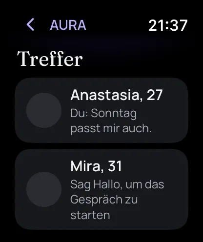 UpRelay: AURA, Apple Watch 3