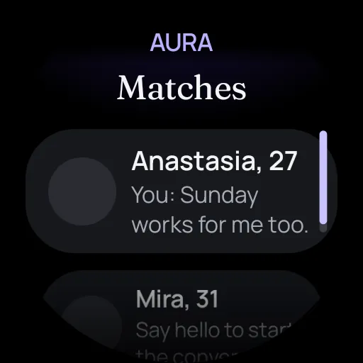 UpRelay: AURA, Wear OS watch 2