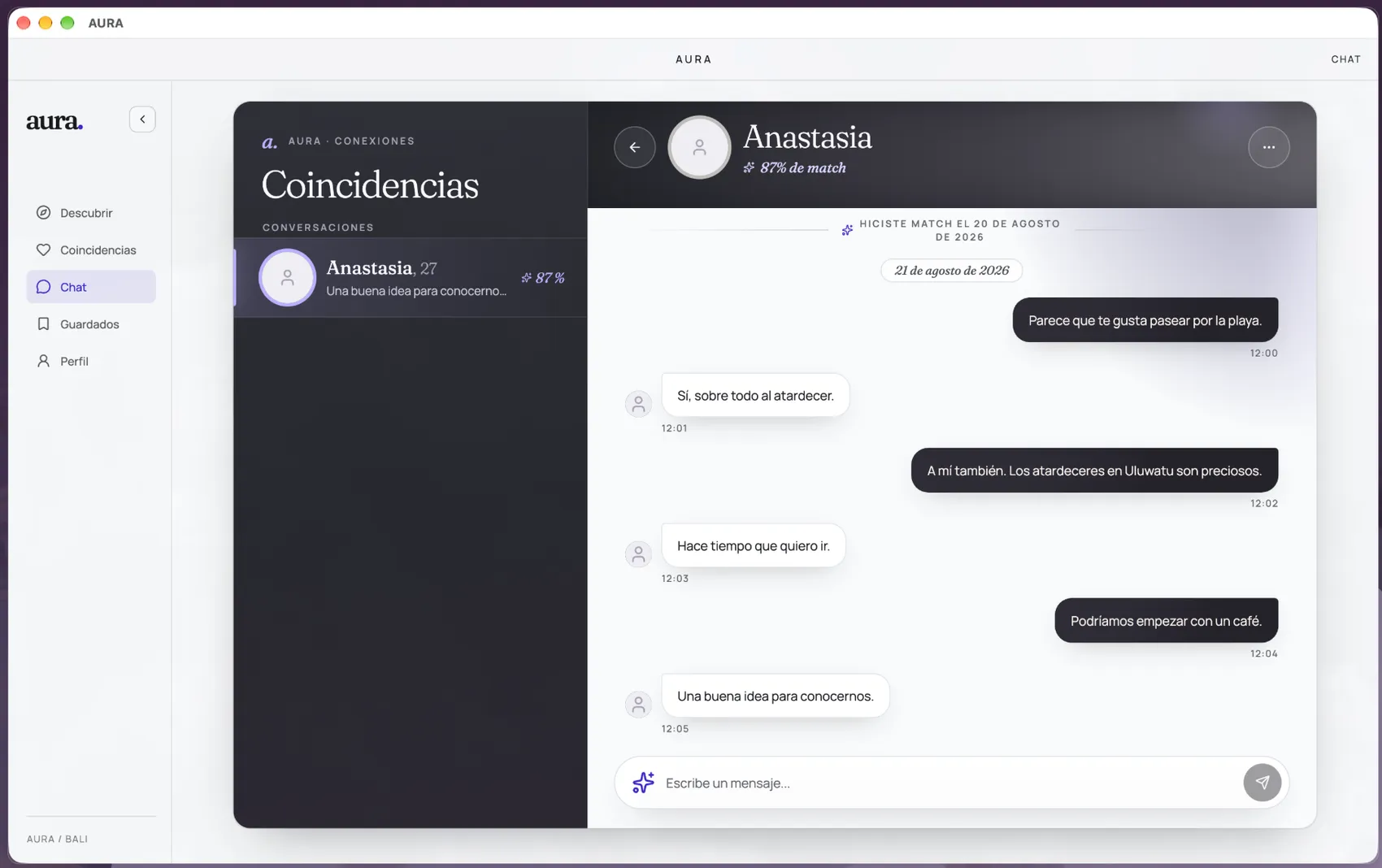 UpRelay: AURA, Mac: Tú eliges. La conexión es mutua.