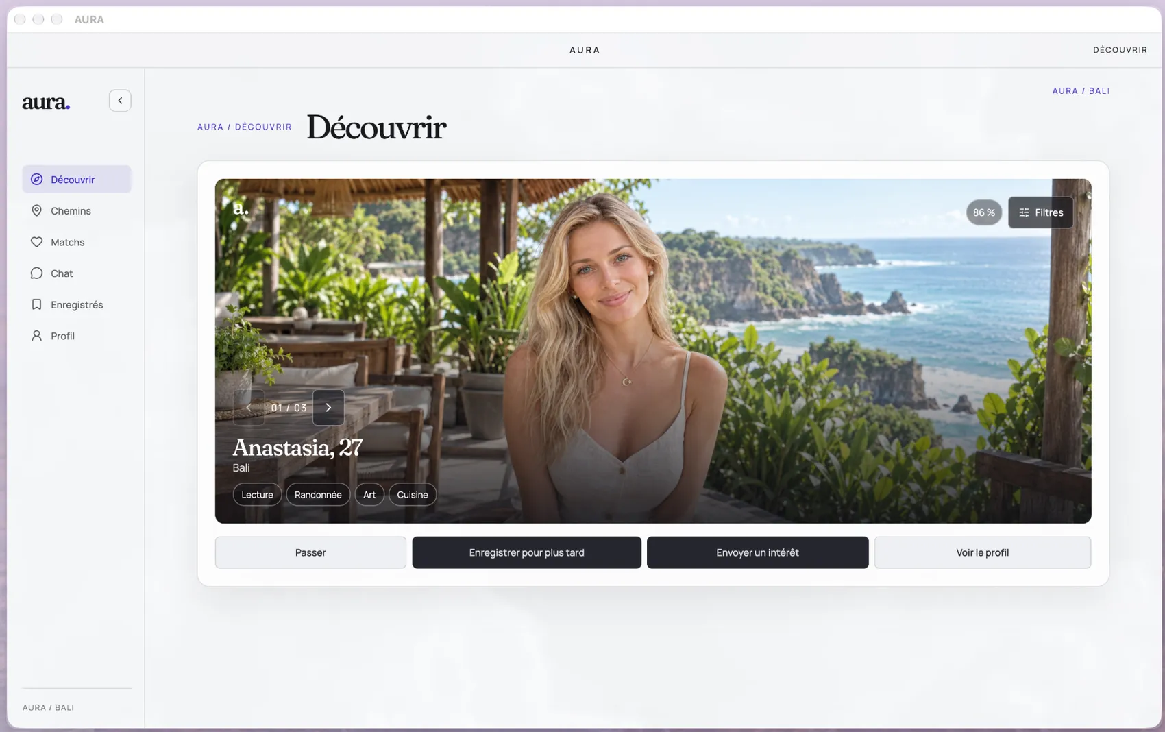 UpRelay: AURA, Mac: Fini le défilement sans fin.